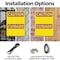 Signmission Radiation & Laser Sign, 10 in H x 7 in W, Plastic, Rectangle OS-2PACK-CR-P-710-L-10162 - alternate 6